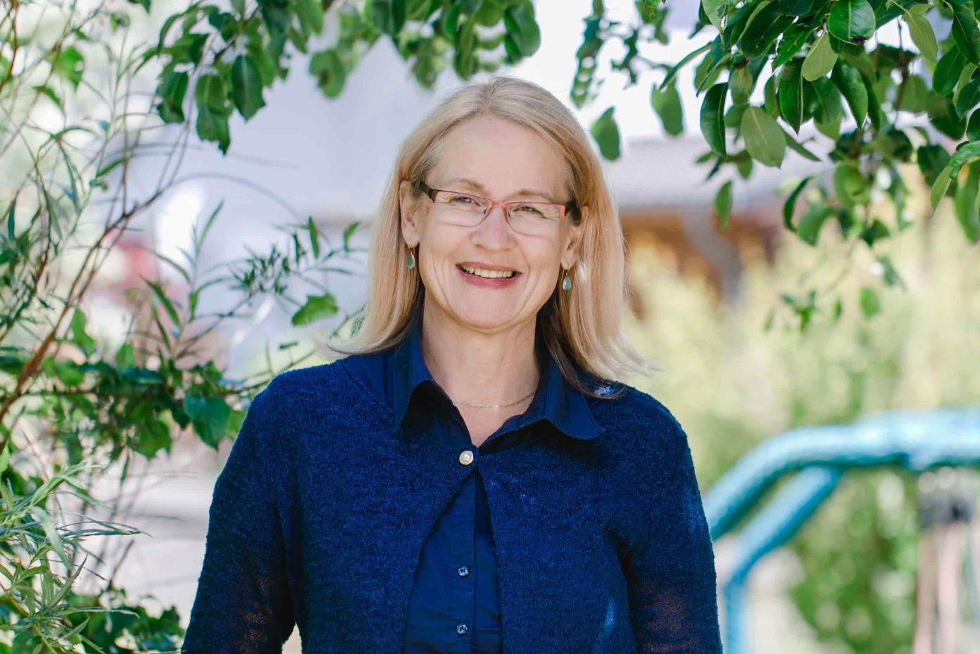 Portrait Anja Böddecker. Sie leitet die Johanniter-Kita Ackerstraße Bergneustadt.